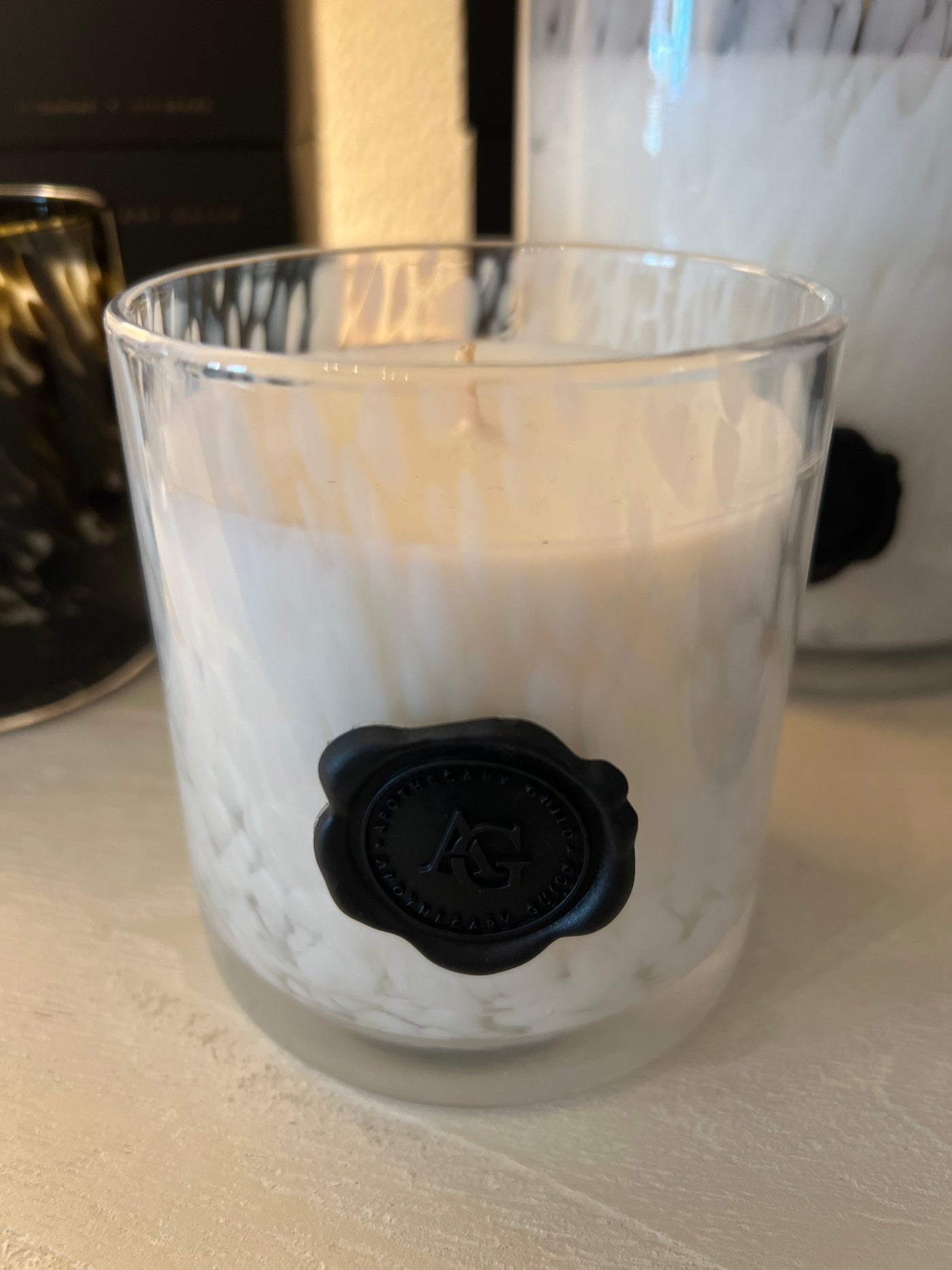 AG Opal Glass Candle Jar-Gardenia