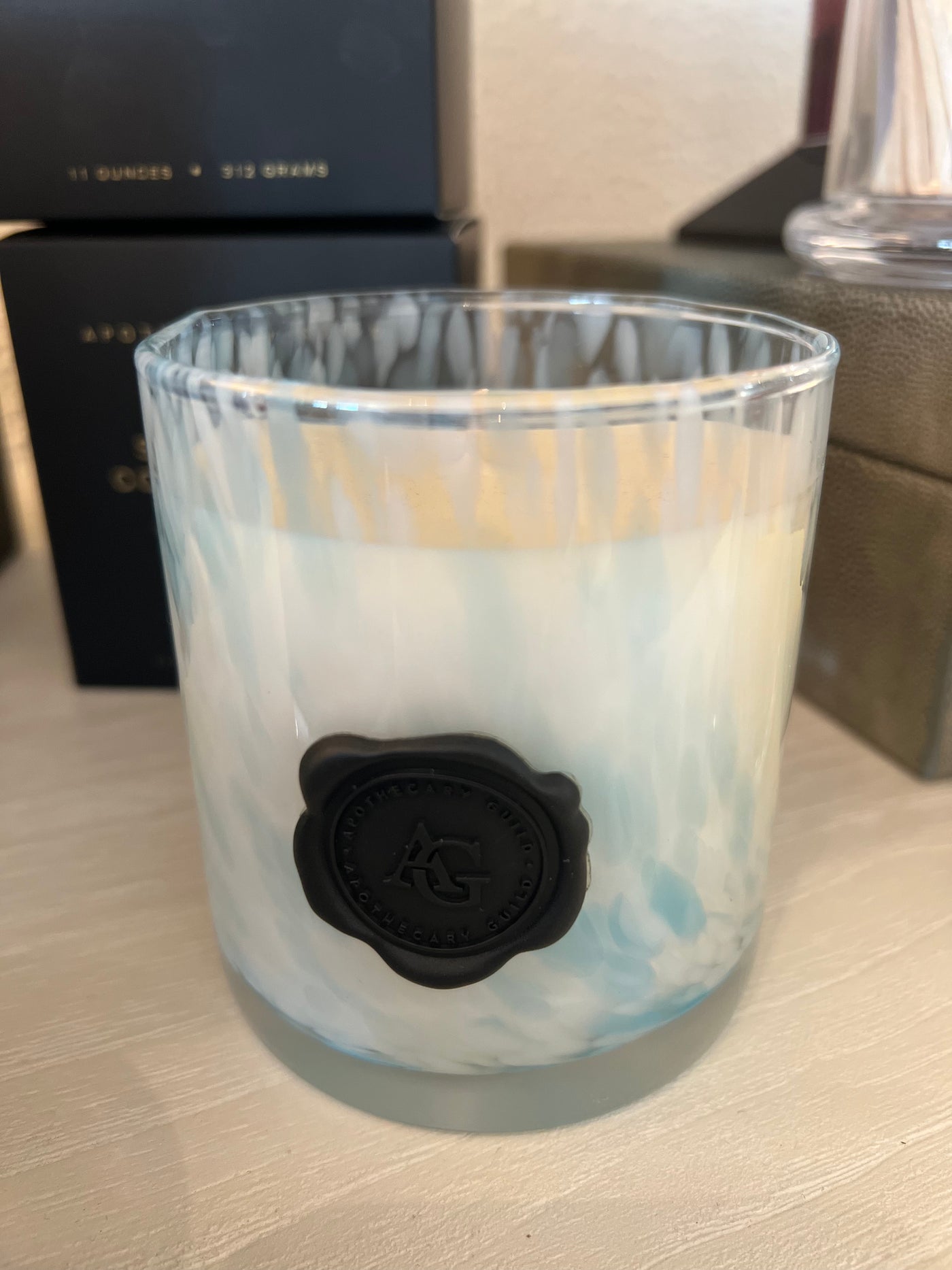 AG Opal Glass Candle-Sunset Beach