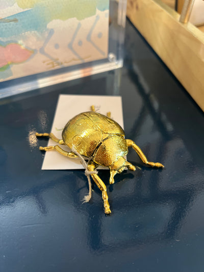 Decorative Gold Ladybug