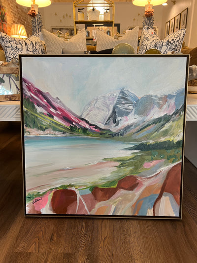 AO 24x24 Landscape - Gold Floating Frame