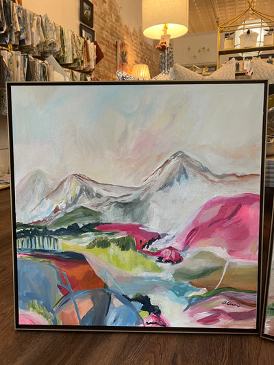 AO 24x24 Landscape - Gold Floating Frame