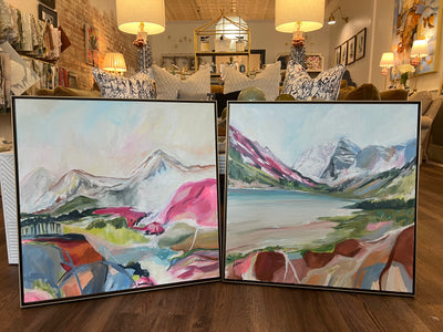 AO 24x24 Landscape - Gold Floating Frame