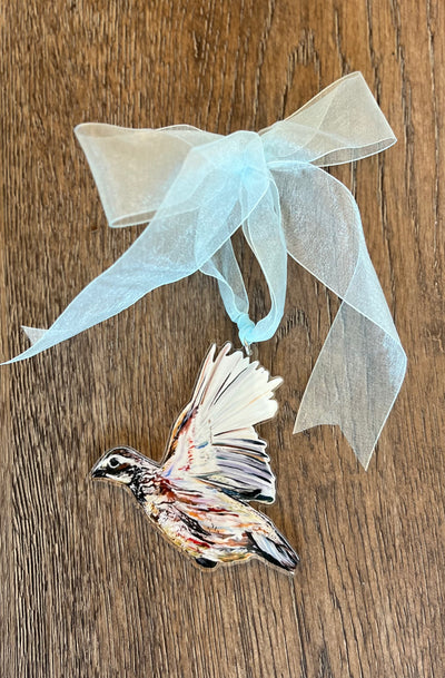 AO Quail Ornament