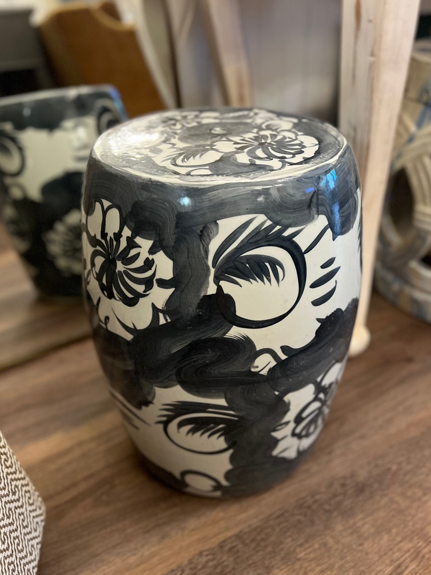 Twisted Flower Garden Stool