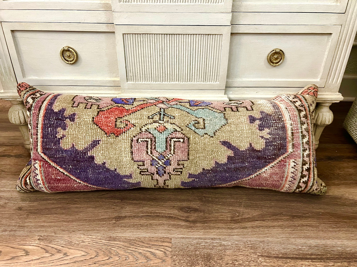 Berry Vintage Turkish Oushak Lumbar