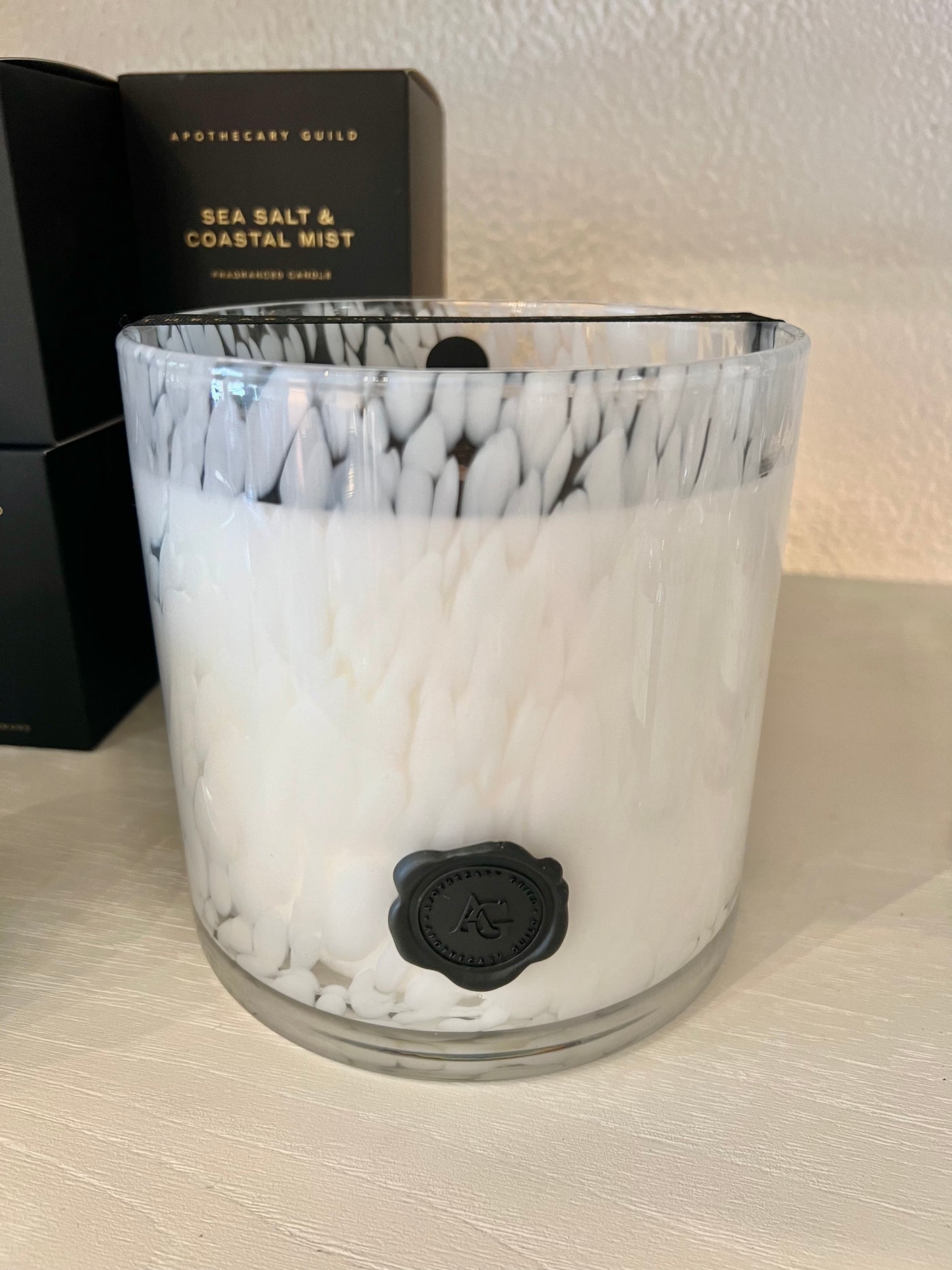 AG Opal Glass 3 Wick Candle- Gardenia