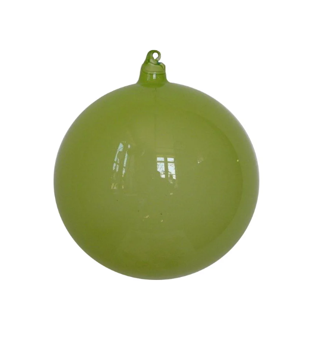 Lime Glass Ornament