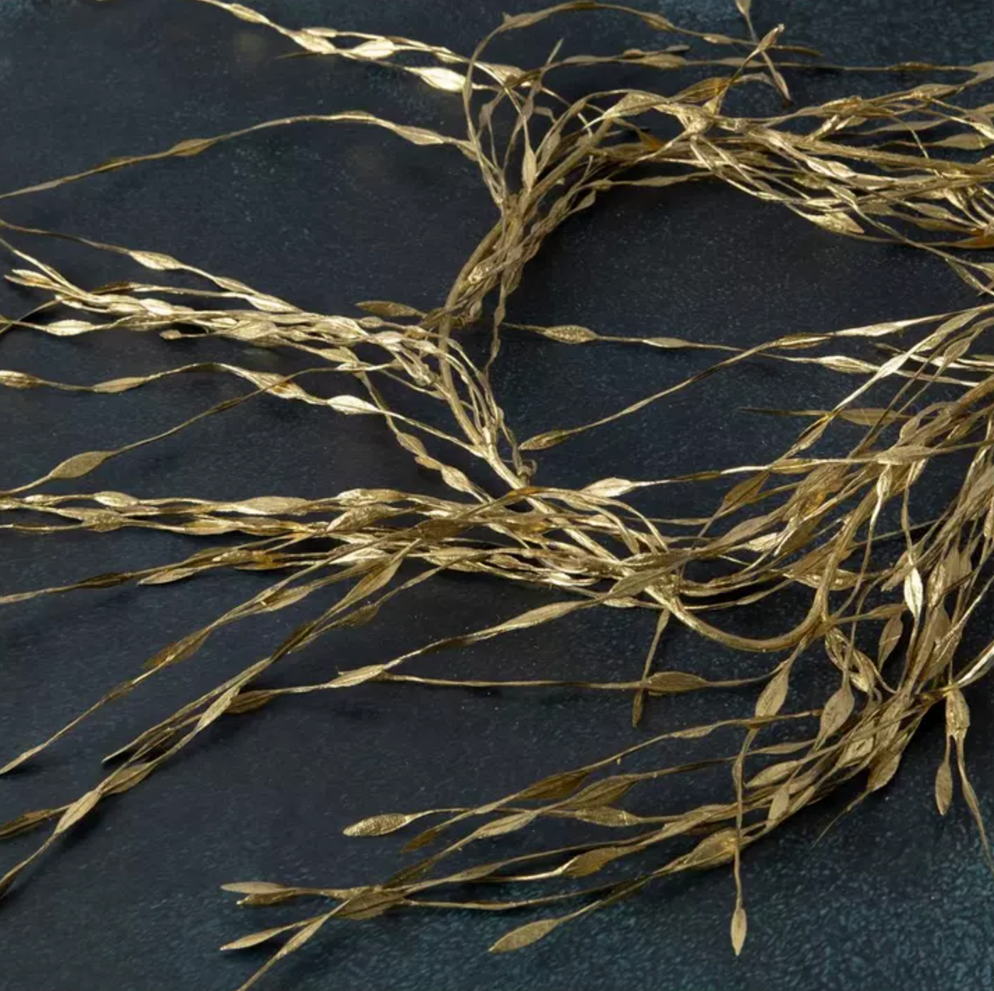 Matte Gold Vine Garland