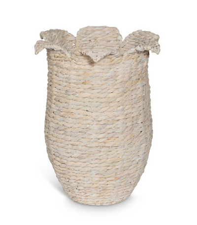 Sanibel Whitewash Basket (Lg.)