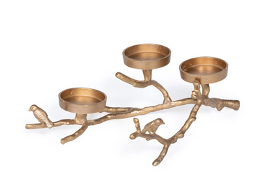 Bird Perch Branch Candle Centerpiece