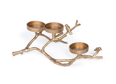 Bird Perch Branch Candle Centerpiece