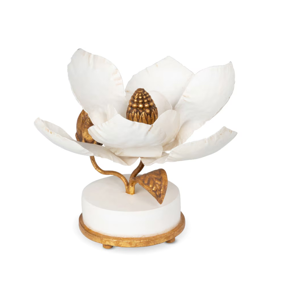 Magnolia Candle Holder, 6"