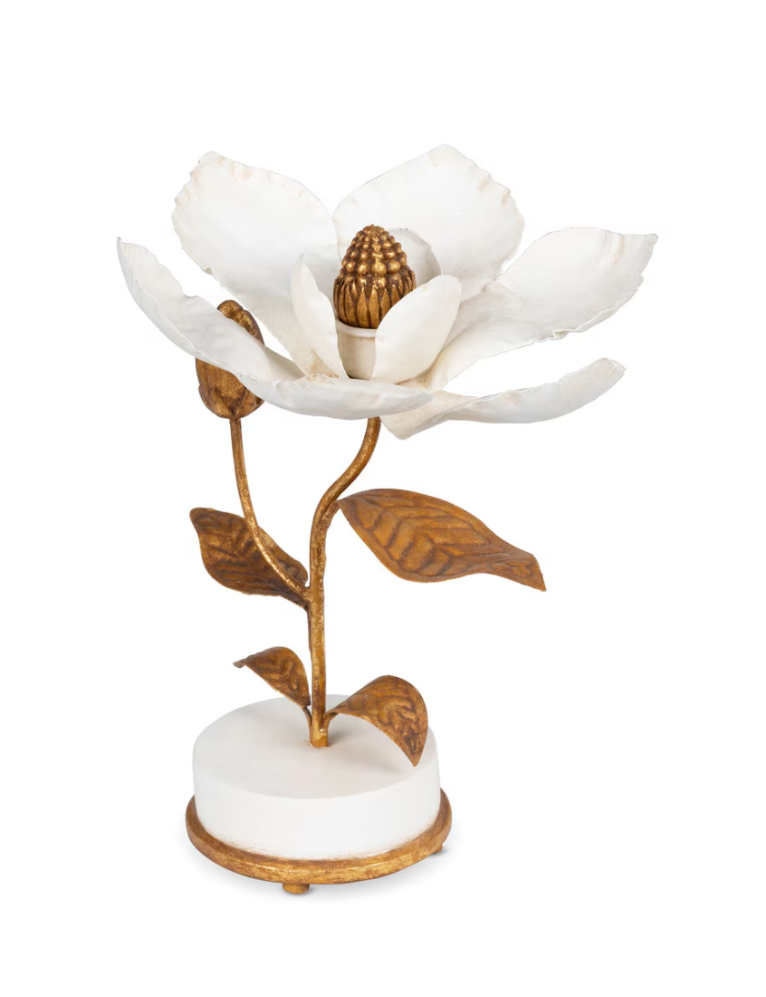 Magnolia Candle Holder, 10"