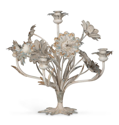 Flower Bouquet Tabletop Candle Holder