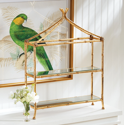 Daphne 2 Tier Curio Shelf