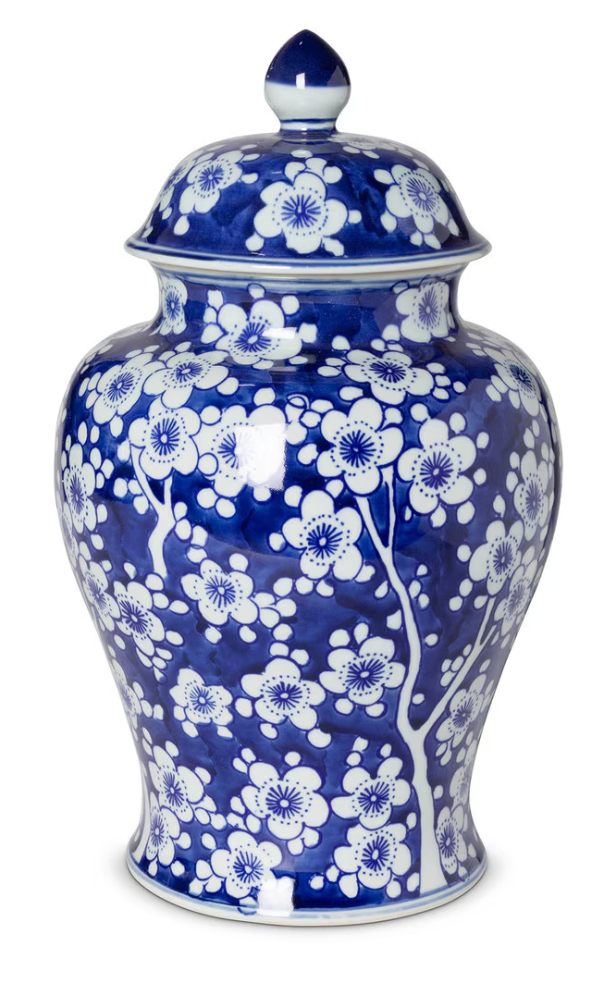 Imperial Ceramic Ginger Jar, Large