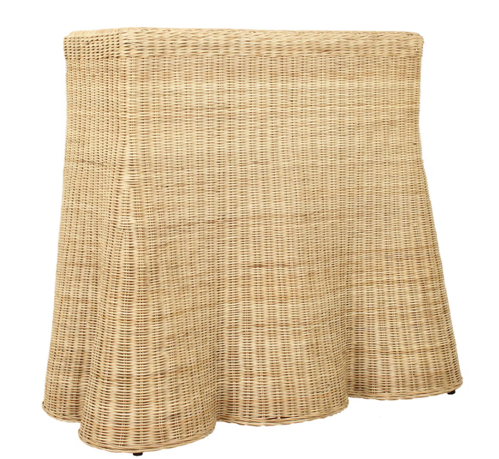 Bonnie Rattan Scalloped Console Table