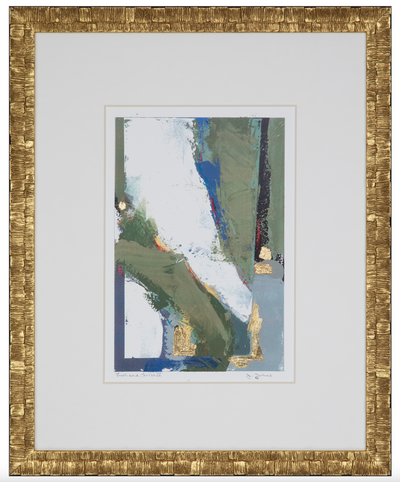 Lush & Lavish Gold-Framed Abstract