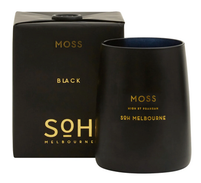 SOH Moss Black Candle