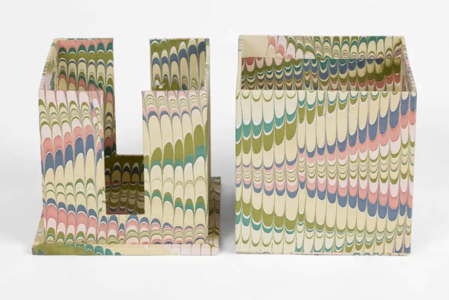 Marbled Tissue Box - Lg