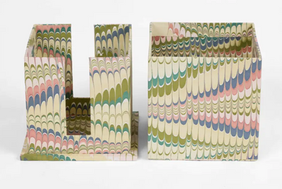 Marbled Tissue Box - Lg
