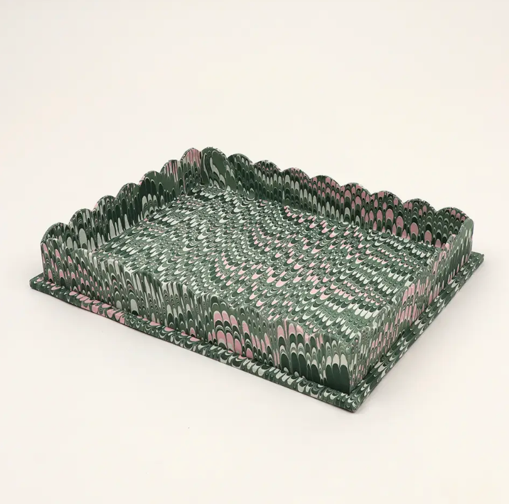 Large Marbled Tray