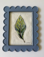 AO 5x7 Textured Leaf Botanical