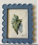 AO 5x7 Textured Leaf Botanical