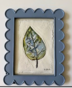 AO 5x7 Textured Leaf Botanical