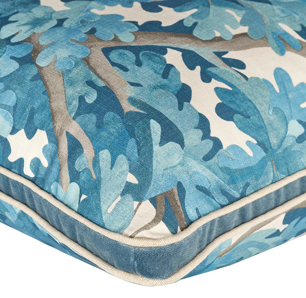 22" Woodland Dusty Blue Pillow