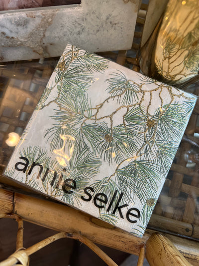 Annie Selke Pine Boughs Cocktail Napkin